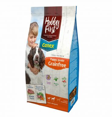 Hobby First Canex Puppy - Junior Graanvrij 12 kg