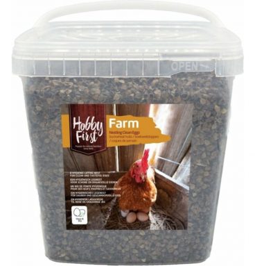 6x Hobby First Farm Nesting Boekweitdoppen 5 ltr