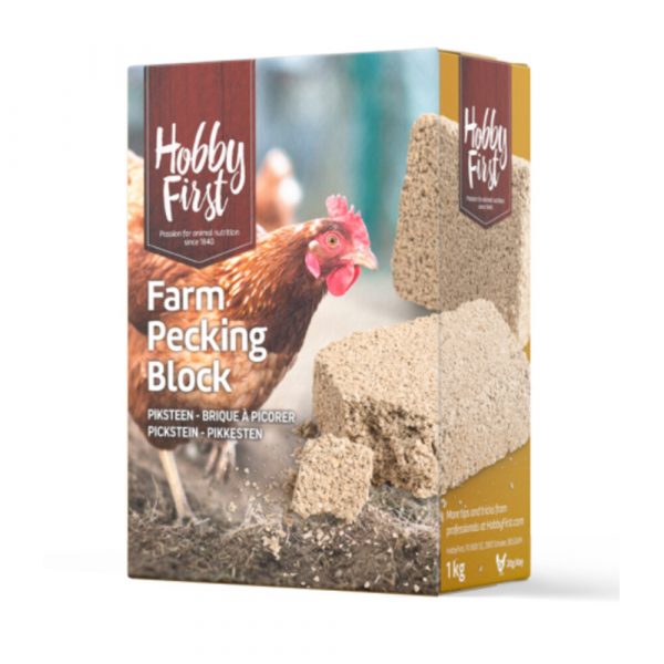 Hobby First Farm Pecking Block 1 kg