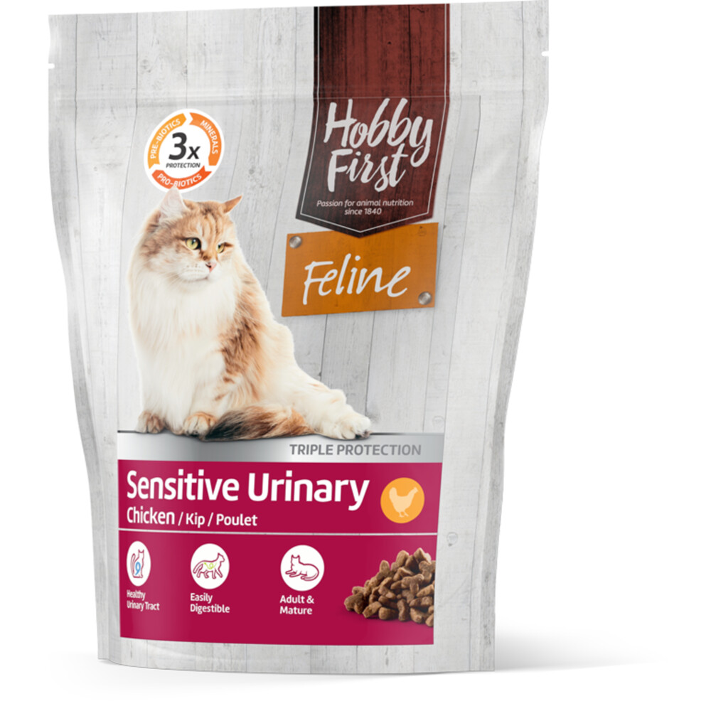 4x Hobby First Feline Sensitive Urinary 800 gr