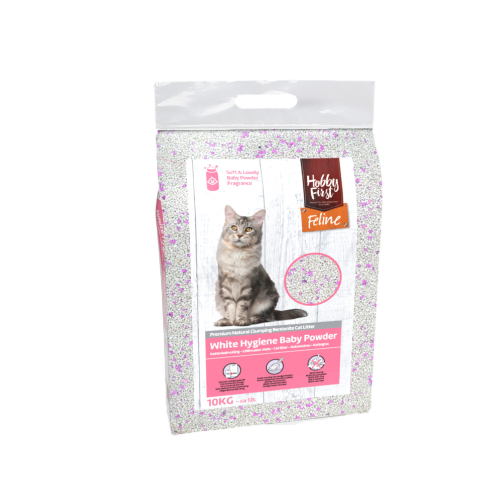 Hobby First Feline White Hygiëne Baby Powder 12 ltr