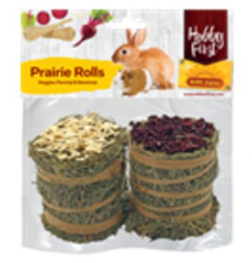 4x Hobby First Hope Farms Prairie Rolls Pastinaak&Rode Biet 200 gr