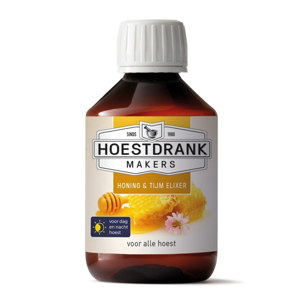 Hoestdrankmakers Elixer Honing&Tijm 200 ml