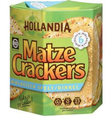 3x Hollandia Matze Crackers Spelt 100 gr