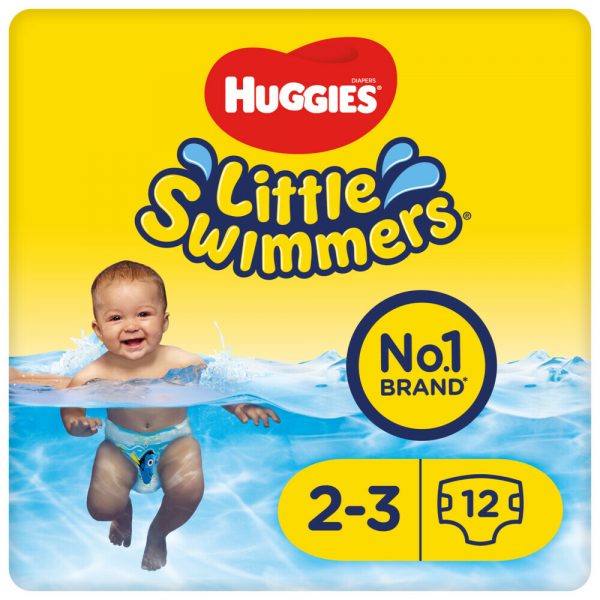 3x Huggies Little Swimmers maat 2-3 (3-8 kg) 12 stuks