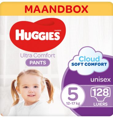 Huggies Ultra Comfort Luierbroekjes Maat 5 (12-17 kg) 128 stuks