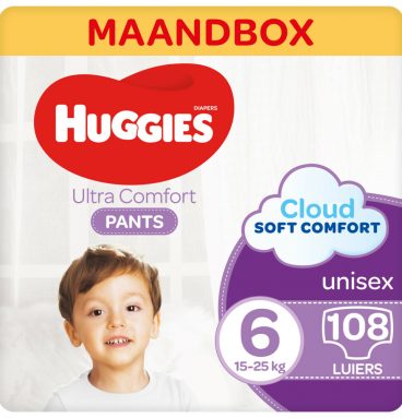 Huggies Ultra Comfort Luierbroekjes Maat 6 (15-25 kg) 108 stuks