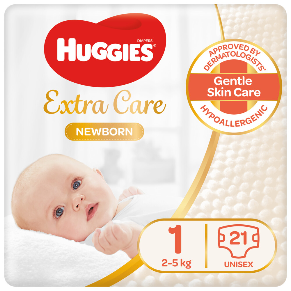 Huggies Ultra Comfort Luiers Maat 1 (2 - 5 kg) 21 stuks