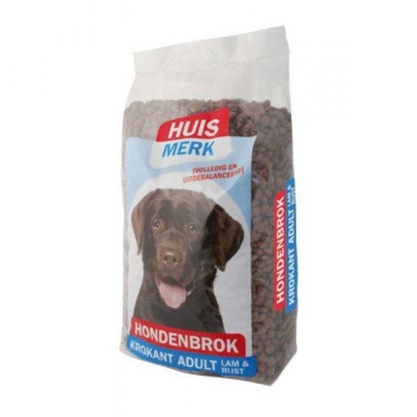 Huismerk Adult Krokant Lam&Rijst 10 kg