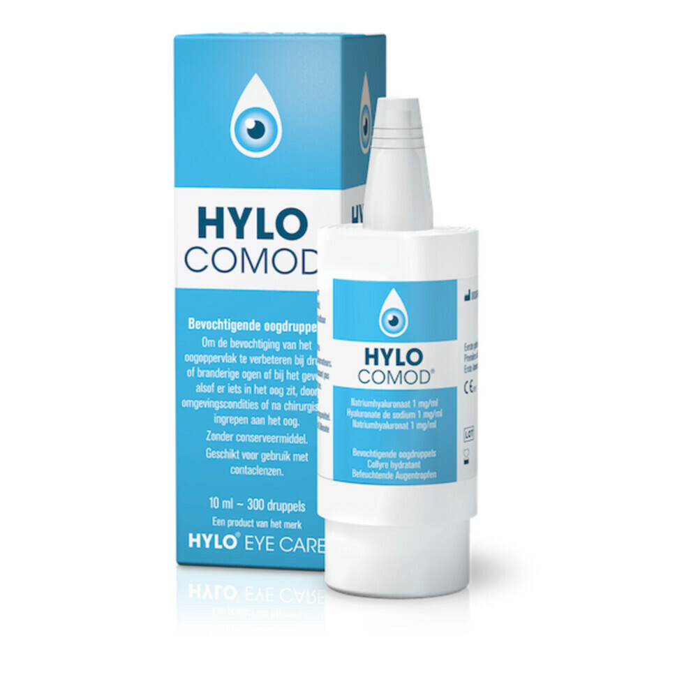 2x Hylo Oogdruppels COMOD 10 ml