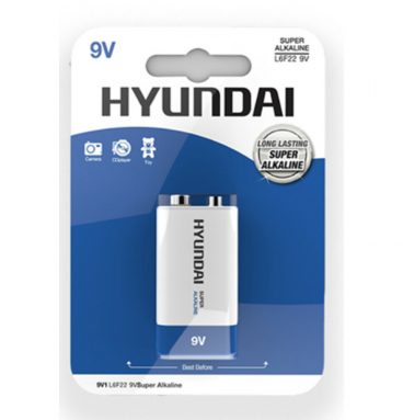 Hyundai Super Alkaline 9V Batterijen