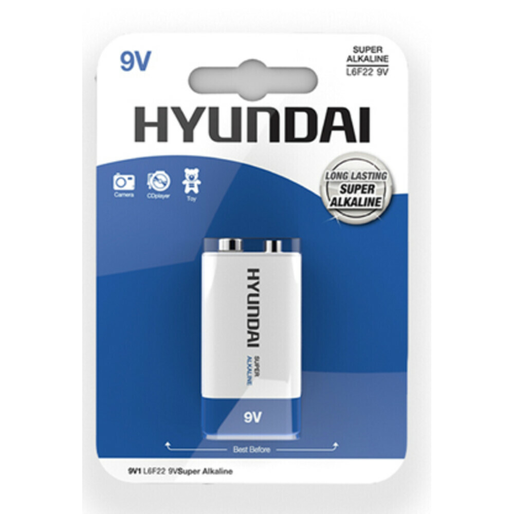 Hyundai Super Alkaline 9V Batterijen