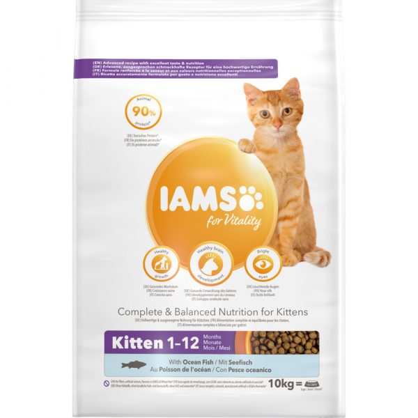 Iams Cat Kitten Ocean Fish 10 kg