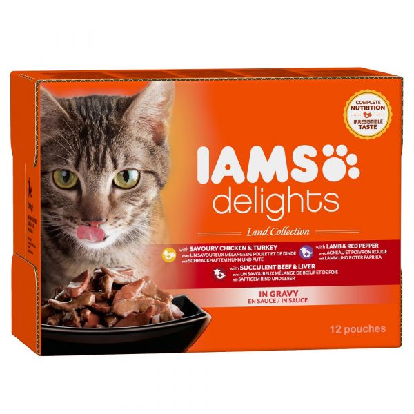 Iams Delights Land Collection 12 x 85 gr