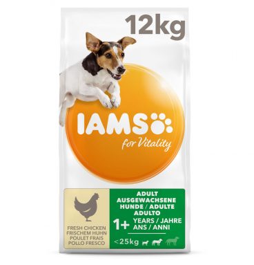 Iams Dog Adult Small - Medium Kip 12 kg