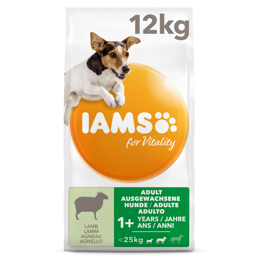 Iams Dog Adult Small - Medium Lam 12 kg