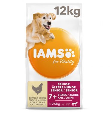 Iams Dog Senior Large Kip 12 kg