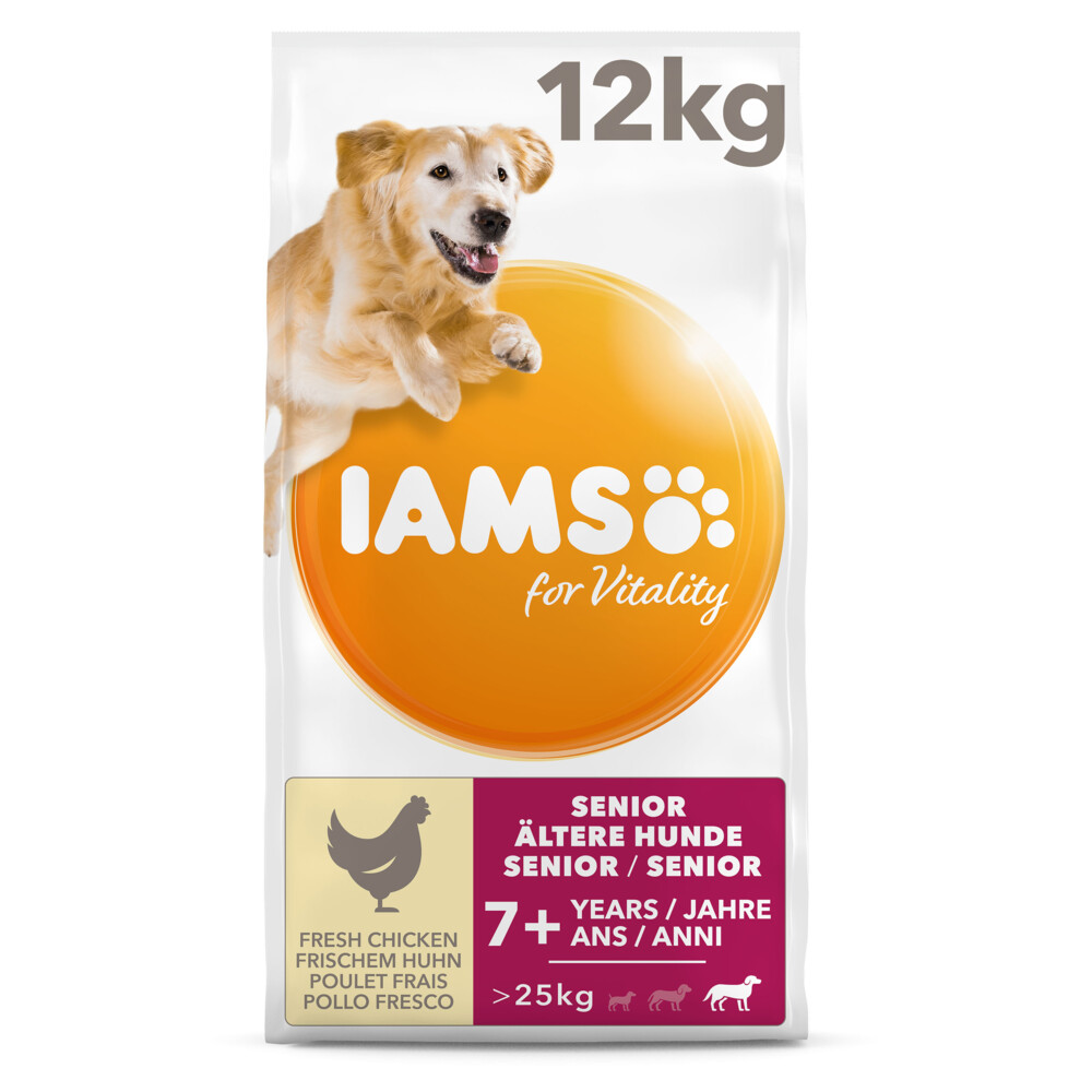 Iams Dog Senior Large Kip 12 kg