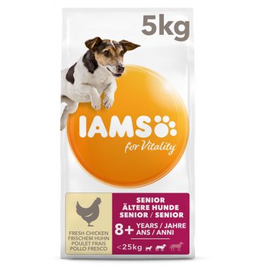 Iams Dog Senior Small - Medium Kip 5 kg