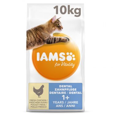 Iams Kat Adult Dental Kip 10 kg