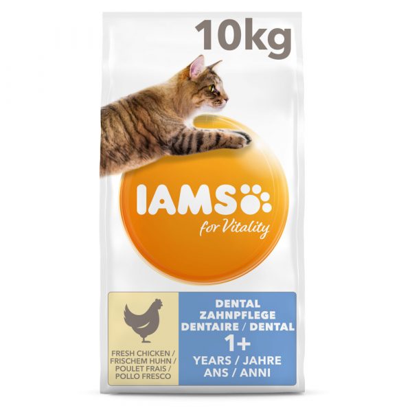 Iams Kat Adult Dental Kip 10 kg