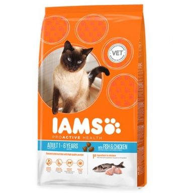 3x Iams Kat Adult Oceaanvis 3 kg