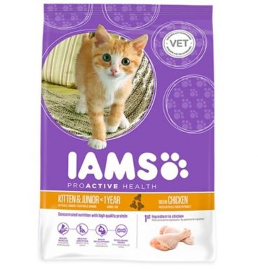 Iams Kat Kitten/Junior Kip 10 kg