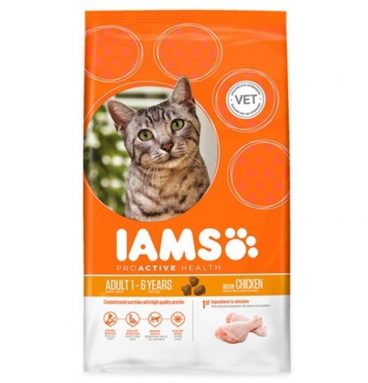 Iams Kattenvoer Adult Kip 10 kg