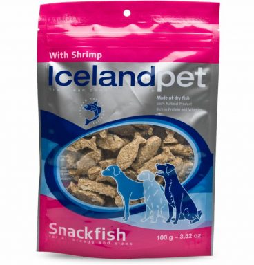 Icelandpet Snackfish Hondensnack Garnaal 100 gr