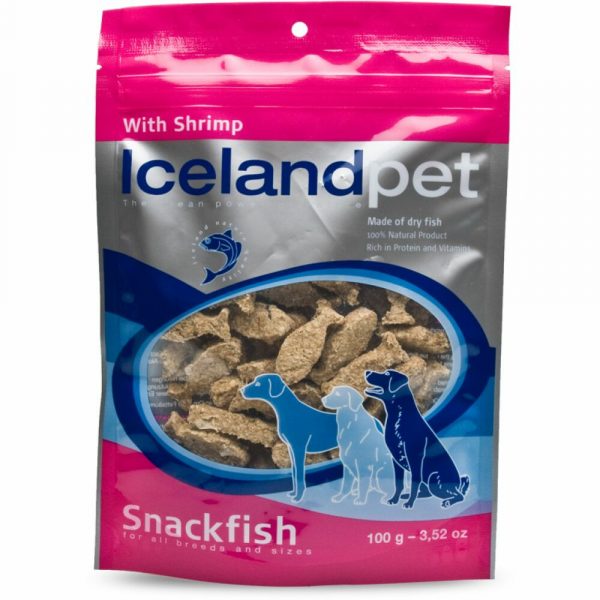 Icelandpet Snackfish Hondensnack Garnaal 100 gr