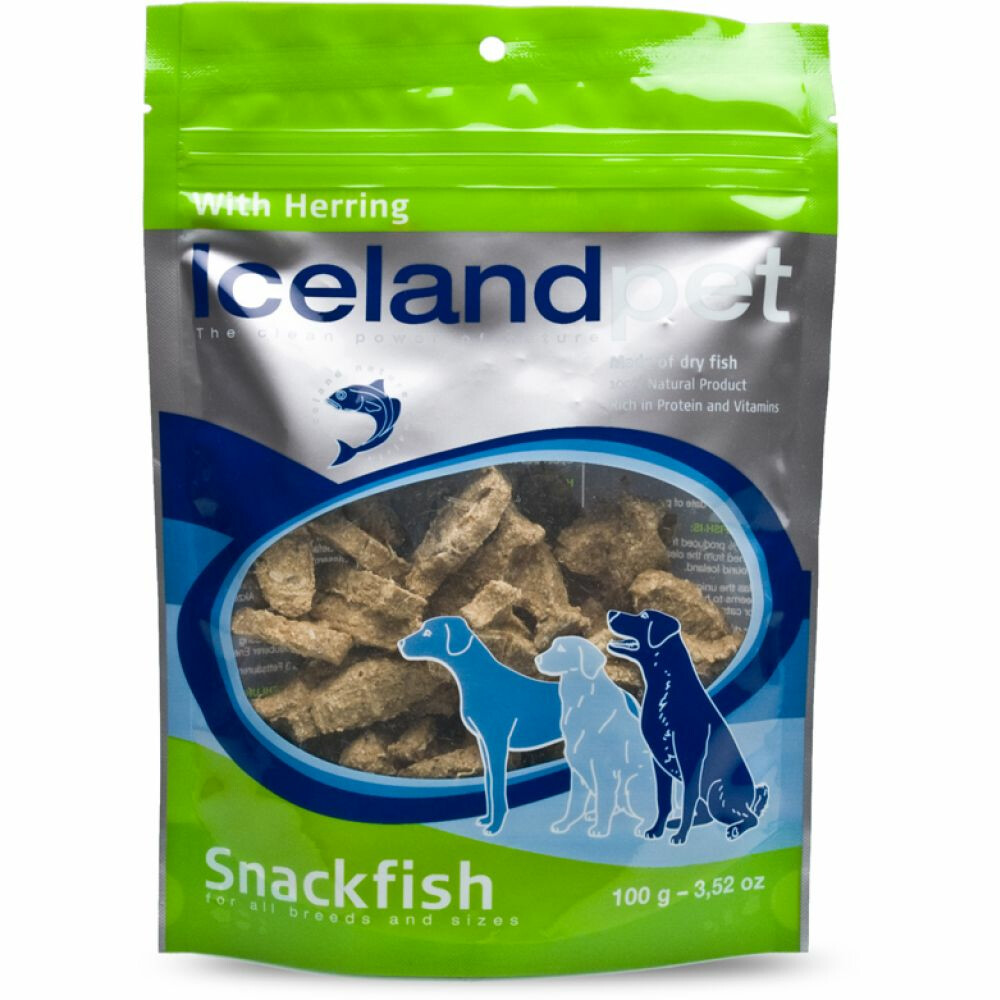 Icelandpet Snackfish Hondensnack Haring 100 gr