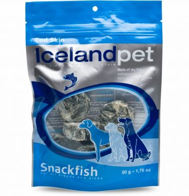 Icelandpet Snackfish Hondensnack Kabeljauwhuid 50 gr