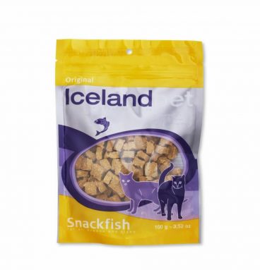 Icelandpet Snackfish Kattensnack Original Witvis 100 gr