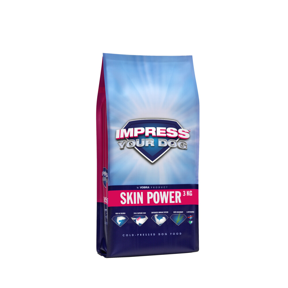 Impress Your Dog Hondenvoer Adult Skin Power 3 kg