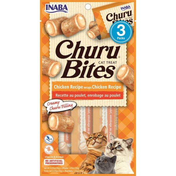 Inaba Kattensnack Churu Bites Kip 30 gr