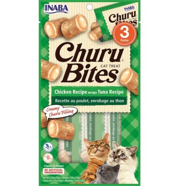 Inaba Kattensnack Churu Bites Kip - Tonijn 30 gr