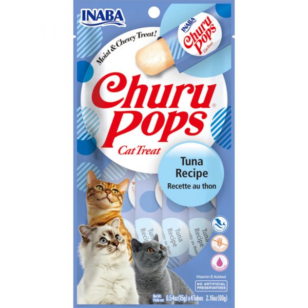 Inaba Kattensnack Pops Tonijn 60 gr