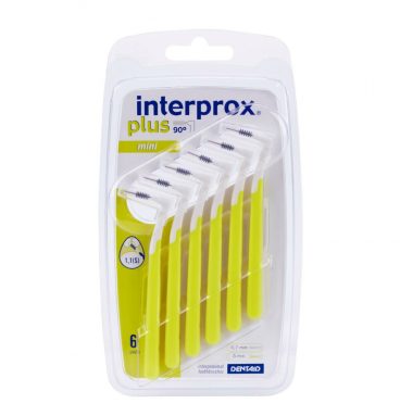 12x Interprox Plus Mini 3mm Geel blisterà 6 ragers