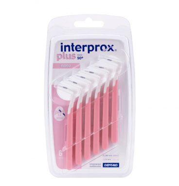 12x Interprox Plus Nano 1.9 mm Roze blisterà 6 ragers