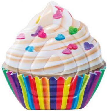 Intex Luchtbed Cupcake 142x135 cm