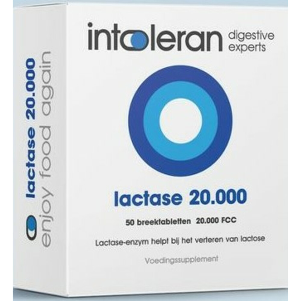 Intoleran Lactase 20.000 50 tabletten