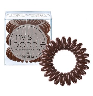 Invisibobble Haar Elastiek Original Pretzel Brown 3 stuks