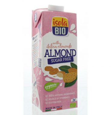 3x Isola bio Amandel Drink Ongezoet 1 liter