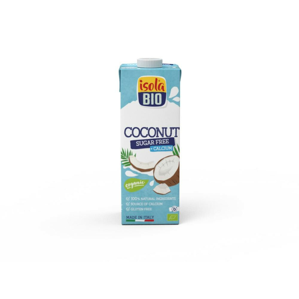 3x Isola bio Coconut Ongezoet Bio 1liter