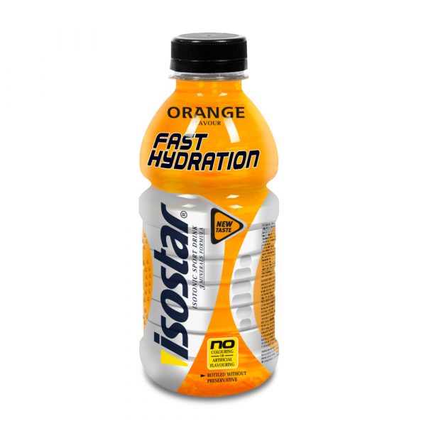 3x Isostar Fast Hydration Orange 500 ml