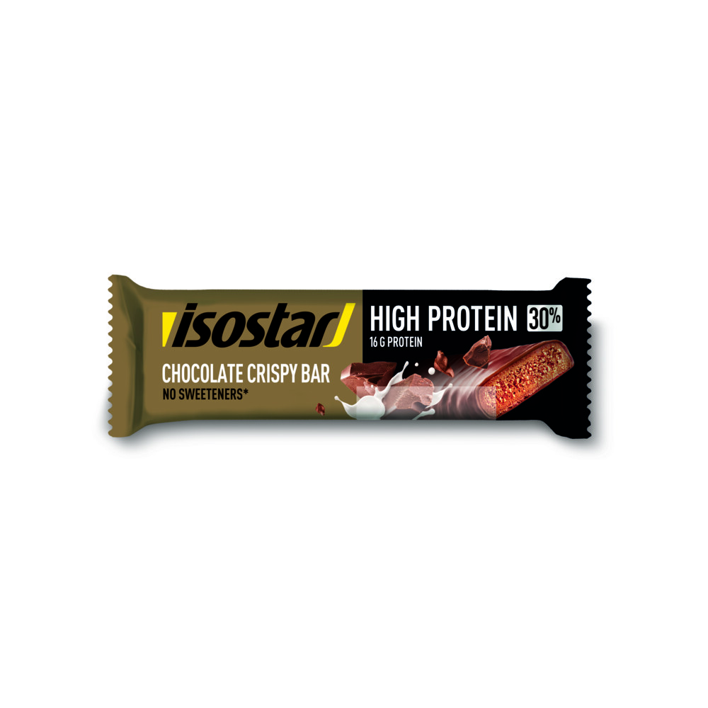 12x Isostar High Energy Sportreep Chocolate 55 gr