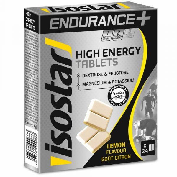 6x Isostar High Energy Tablets Lemon 24 stuks