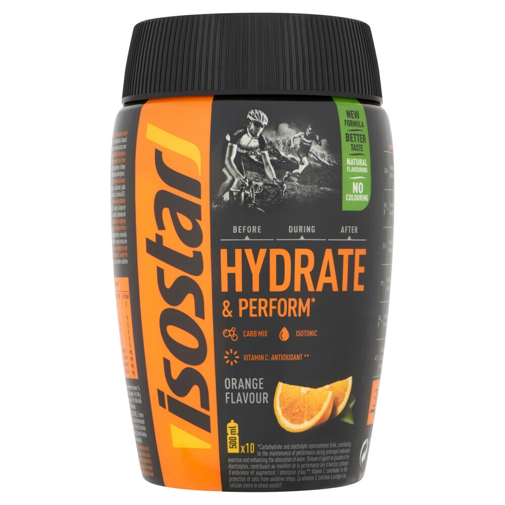 6x Isostar Hydrate&Perform Orange 400 gr