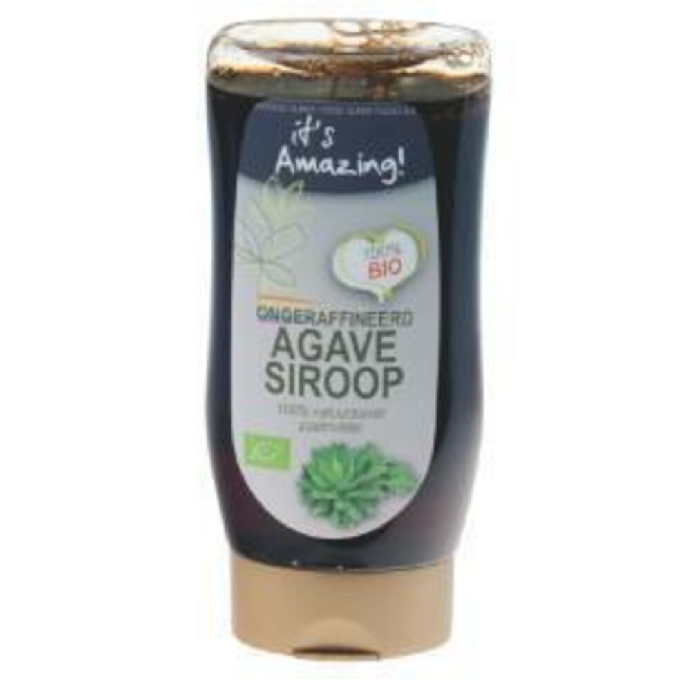 3x It's Amazing Agave Siroop Ongefilterd bio 350 gr