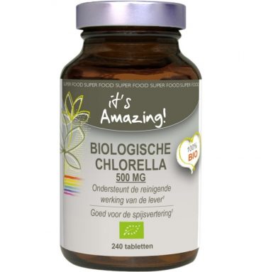 It's Amazing Biologische Chlorella 500 mg 240 tabletten